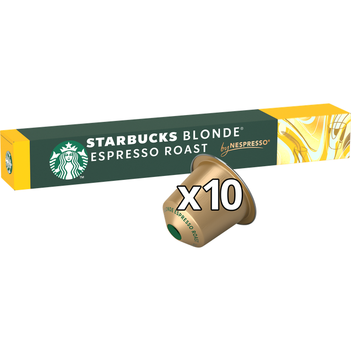 Starbucks Blonde Espresso Roast Nespresso cups - 10 stuks