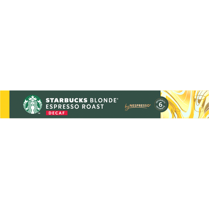 Starbucks Blonde Espresso Roast Decaf Nespresso cups - 10 stuks