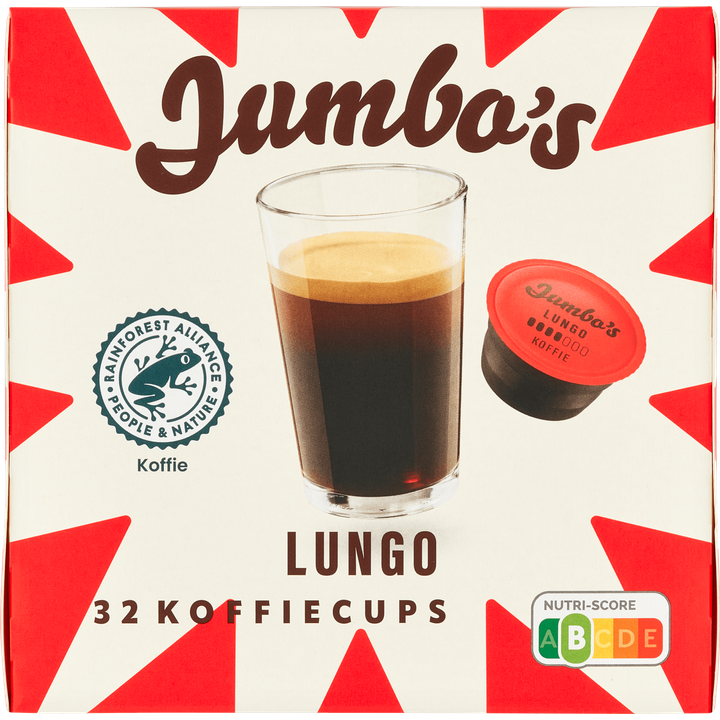 Jumbo Lungo Dolce Gusto cups - 32 stuks
