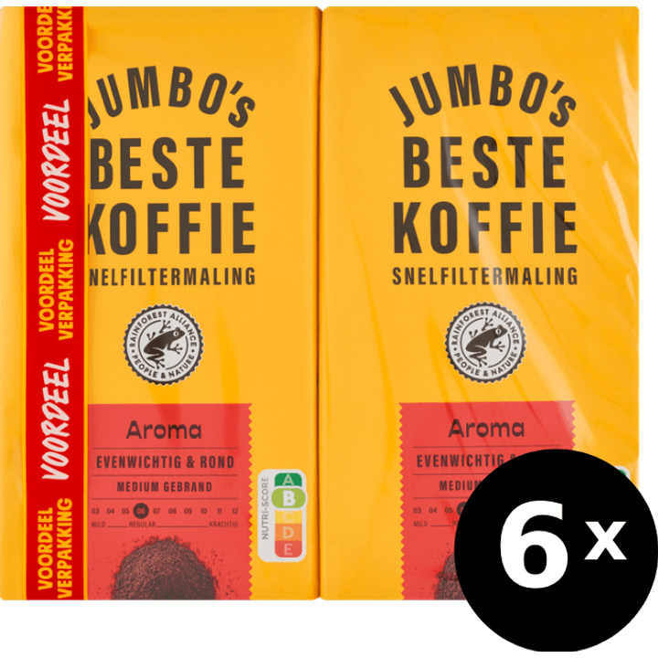 Jumbo Roodmerk gemalen koffie - 6000 gram