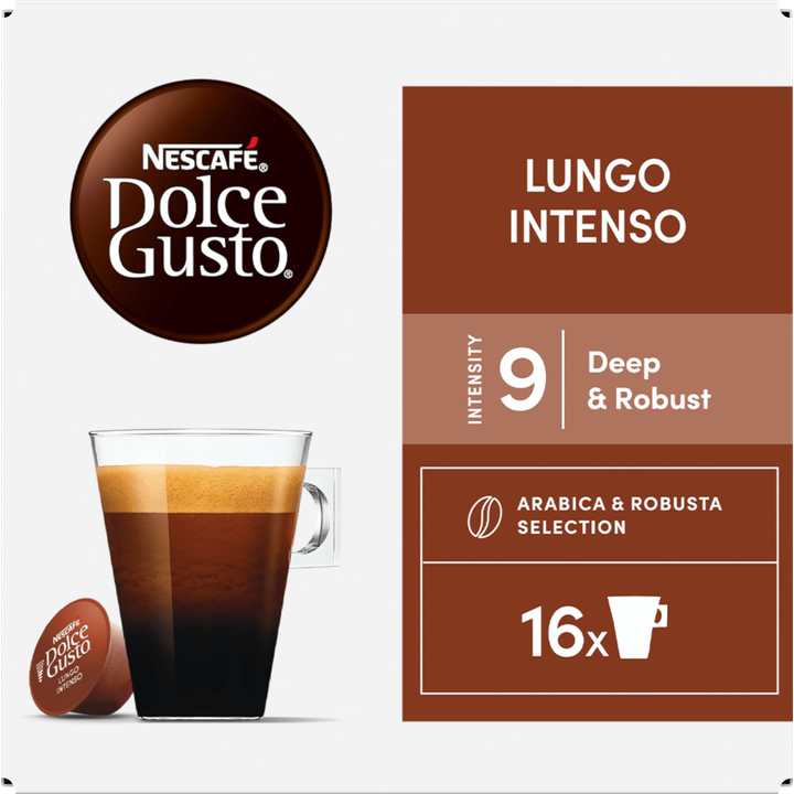 Nescafe Lungo Intenso Dolce Gusto cups - 16 stuks