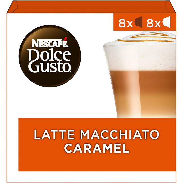Nescafé Latte Macchiato Caramel Dolce Gusto cups - 16 stuks
