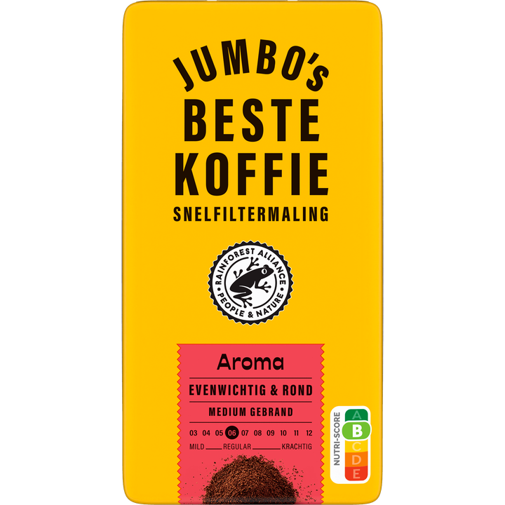 Jumbo Beste Snelfiltermaling Aroma gemalen koffie - 250 gram