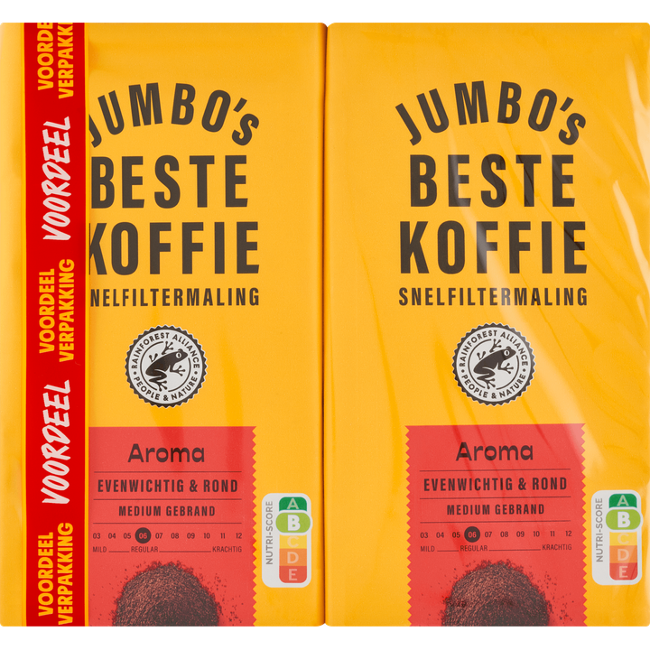 Jumbo Beste Snelfiltermaling Aroma gemalen koffie - 1000 gram
