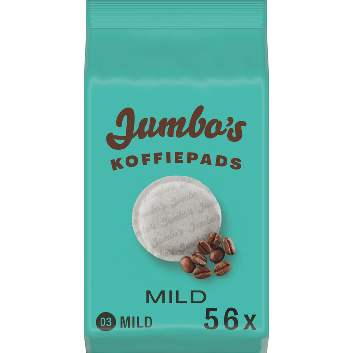 Jumbo Mild koffiepads - 56 stuks