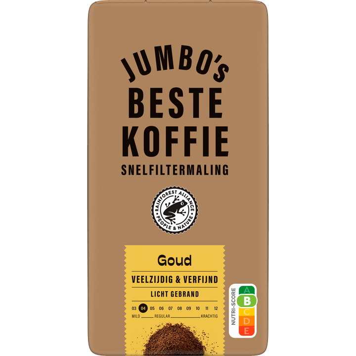 Jumbo Beste snelfiltermaling goud gemalen koffie - 500 gram