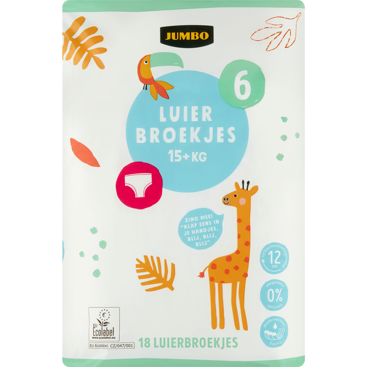 Jumbo Premium luierbroekjes maat 6 - 18 stuks