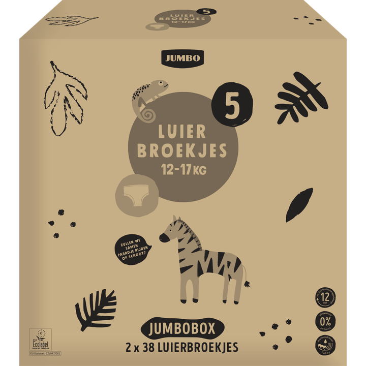 Jumbo Premium luierbroekjes maat 5 - 76 stuks