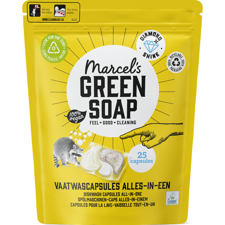 Marcel's Green Soap Alles-in-Een - 25 vaatwastabletten
