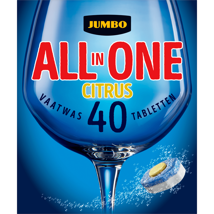 Jumbo All-in-One Citrus - 40 vaatwastabletten