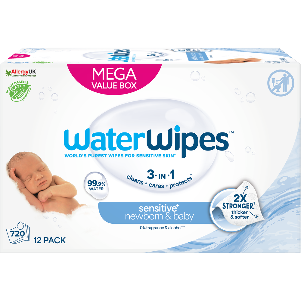 WaterWipes Billendoekjes 12x60 stuks