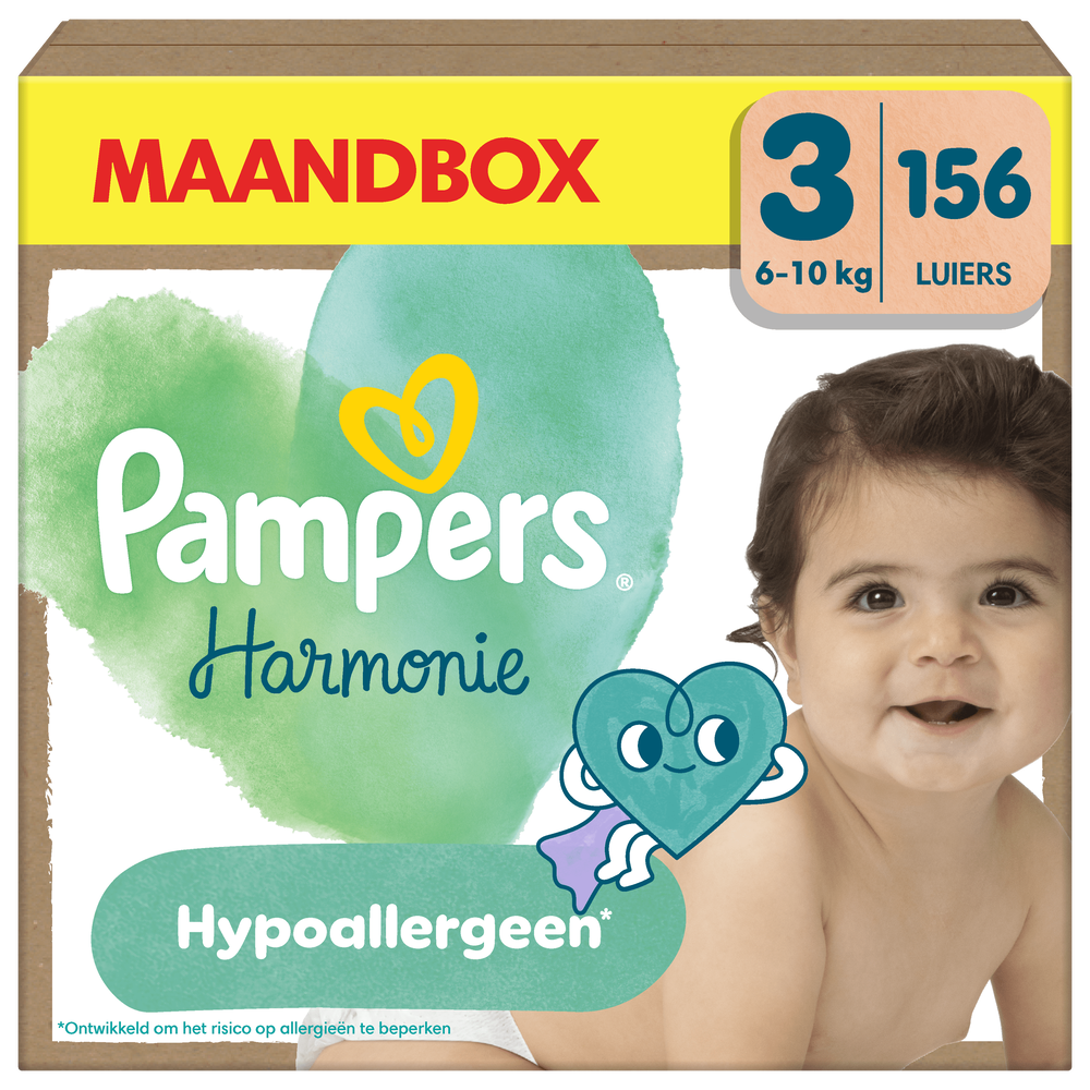 Pampers Harmonie luiers maat 3 - 156 stuks