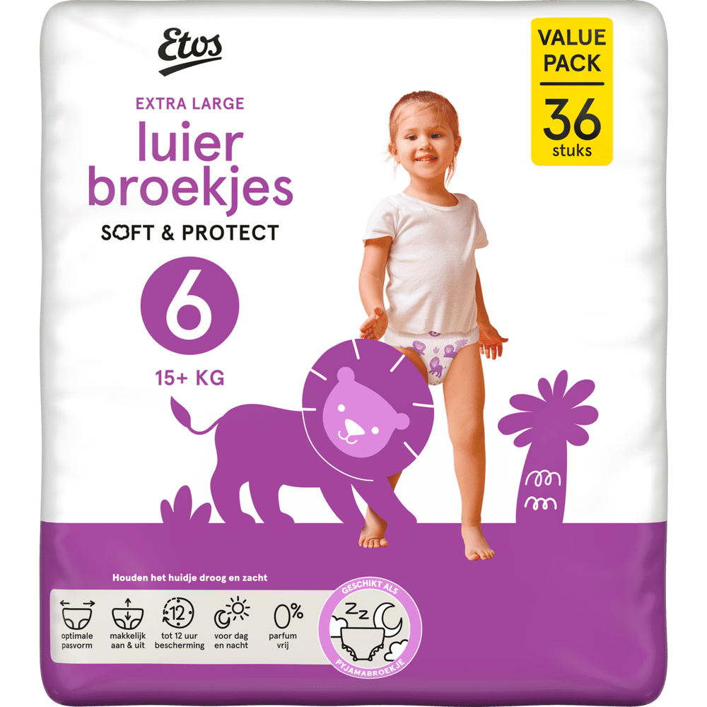 Etos luierbroekjes maat 6 - 36 stuks