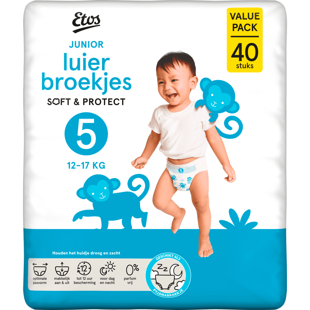 Etos luierbroekjes maat 5 - 40 stuks