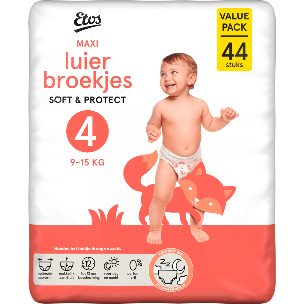 Etos luierbroekjes maat 4 - 44 stuks
