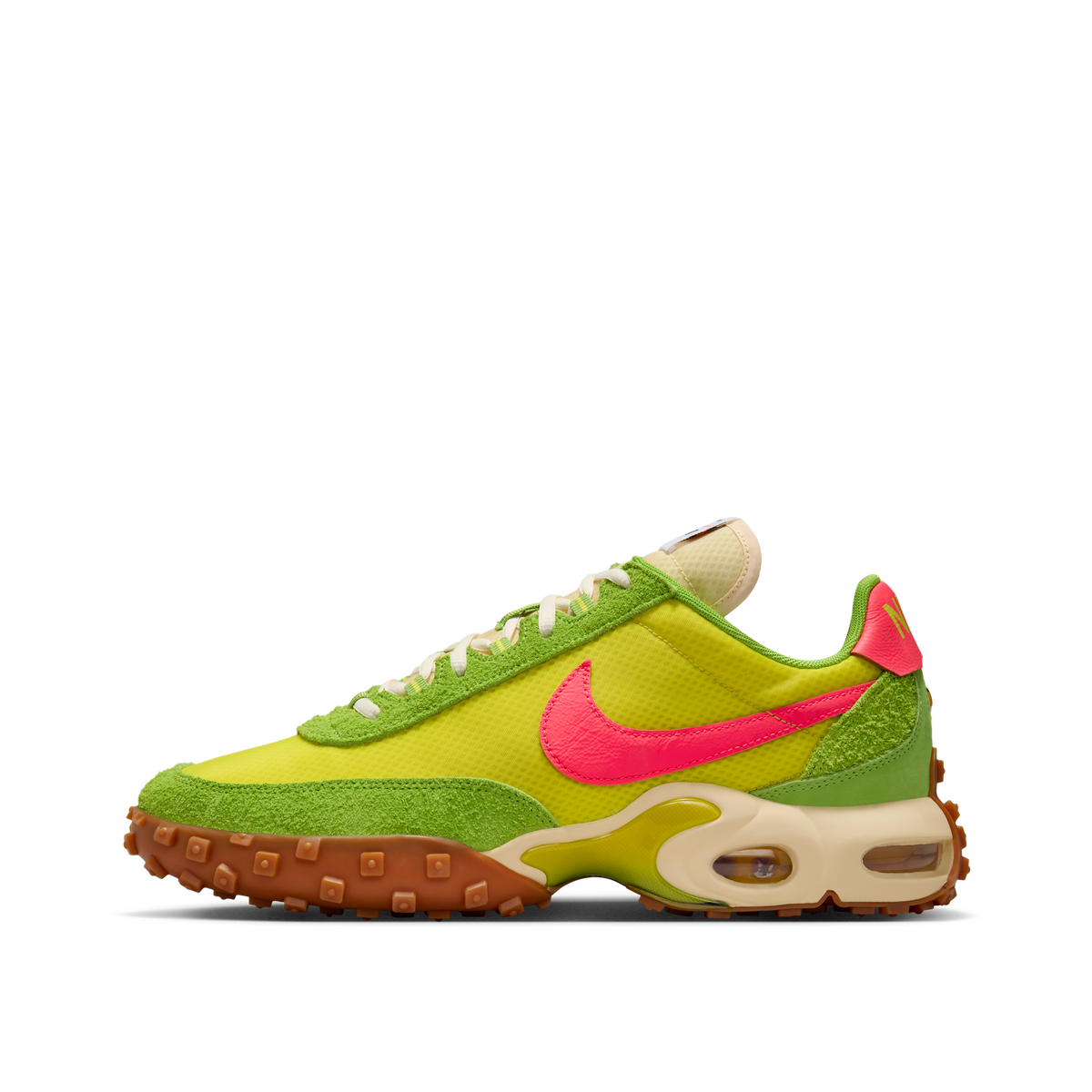 Nike Air Max Waffle SP 2 "Electrolime/Flash Crimson/Gum Medium Brown" | IB3656-300