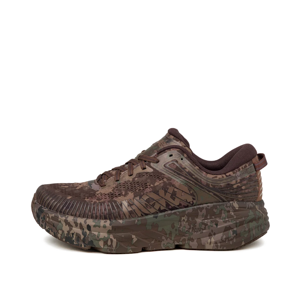 HOKA x beams Bondi 7 "Chestnut / Black Bean" | 1183211CCKB