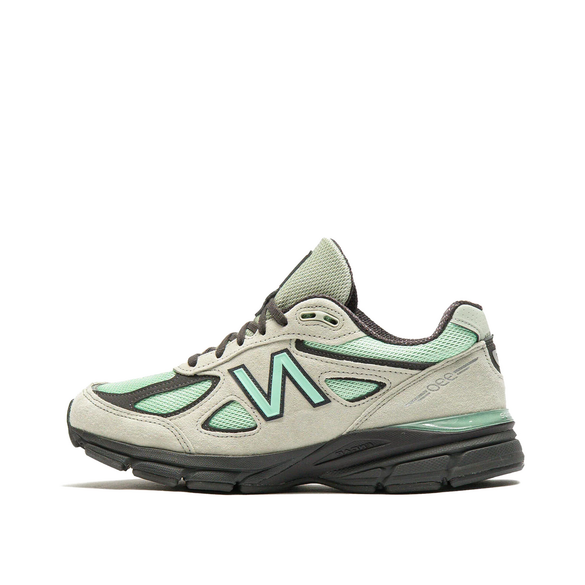 New Balance 990v4 Made in USA "Silver Moss/Bright Mint/Black Cement" | U990GE4