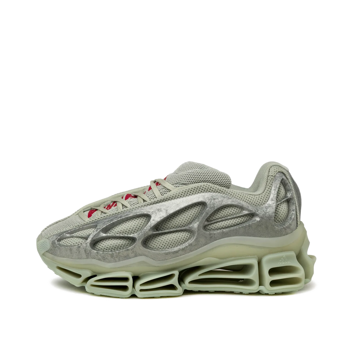 Adidas x Willy Chavarria Megaride Bones "Halo Green / Silver Metallic / Better Scarlet" | LA6162