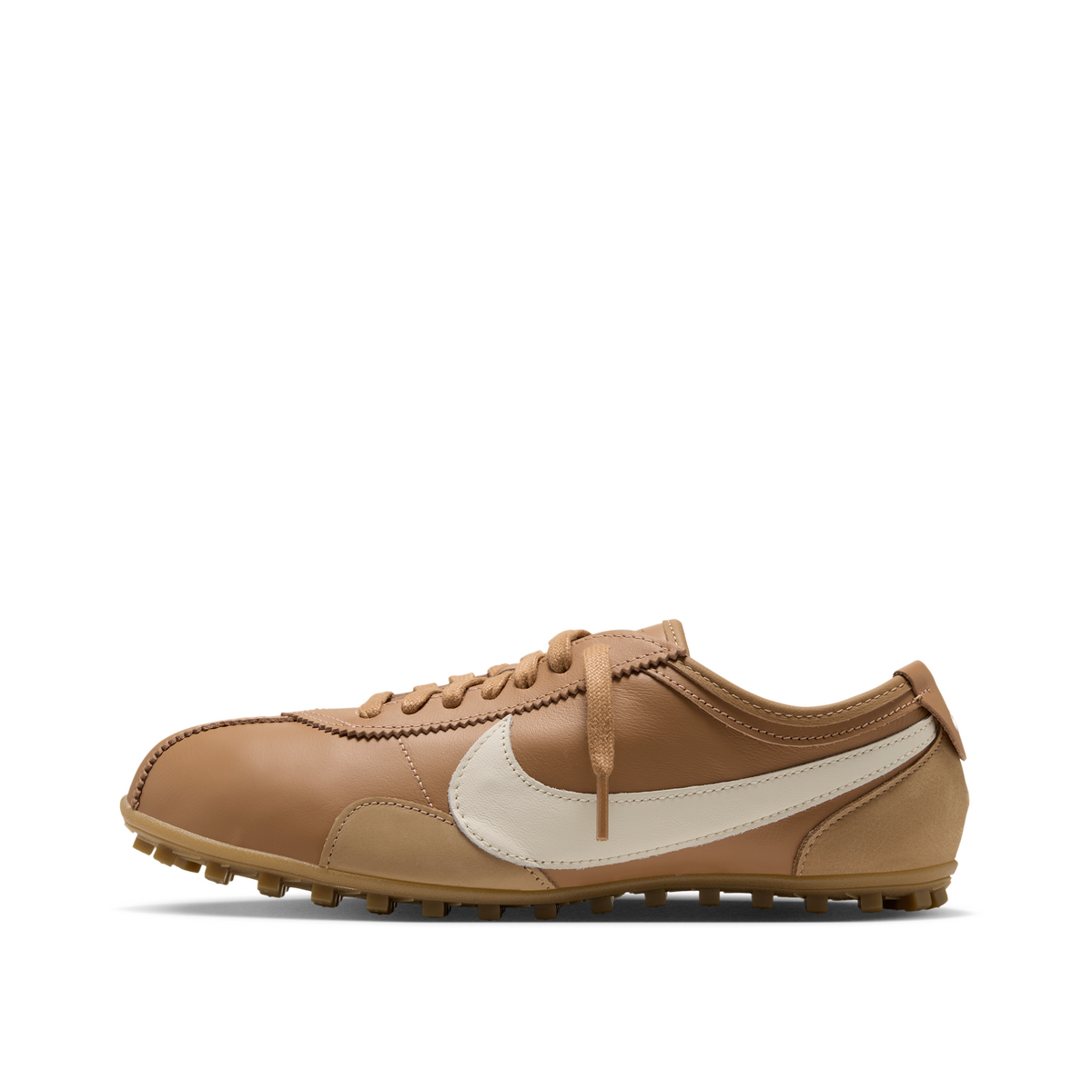 Nike Wmns Moon Shoe OG Leather "Flax/Pale Ivory-Gum Med Brown-Malachite" | IU3162-200