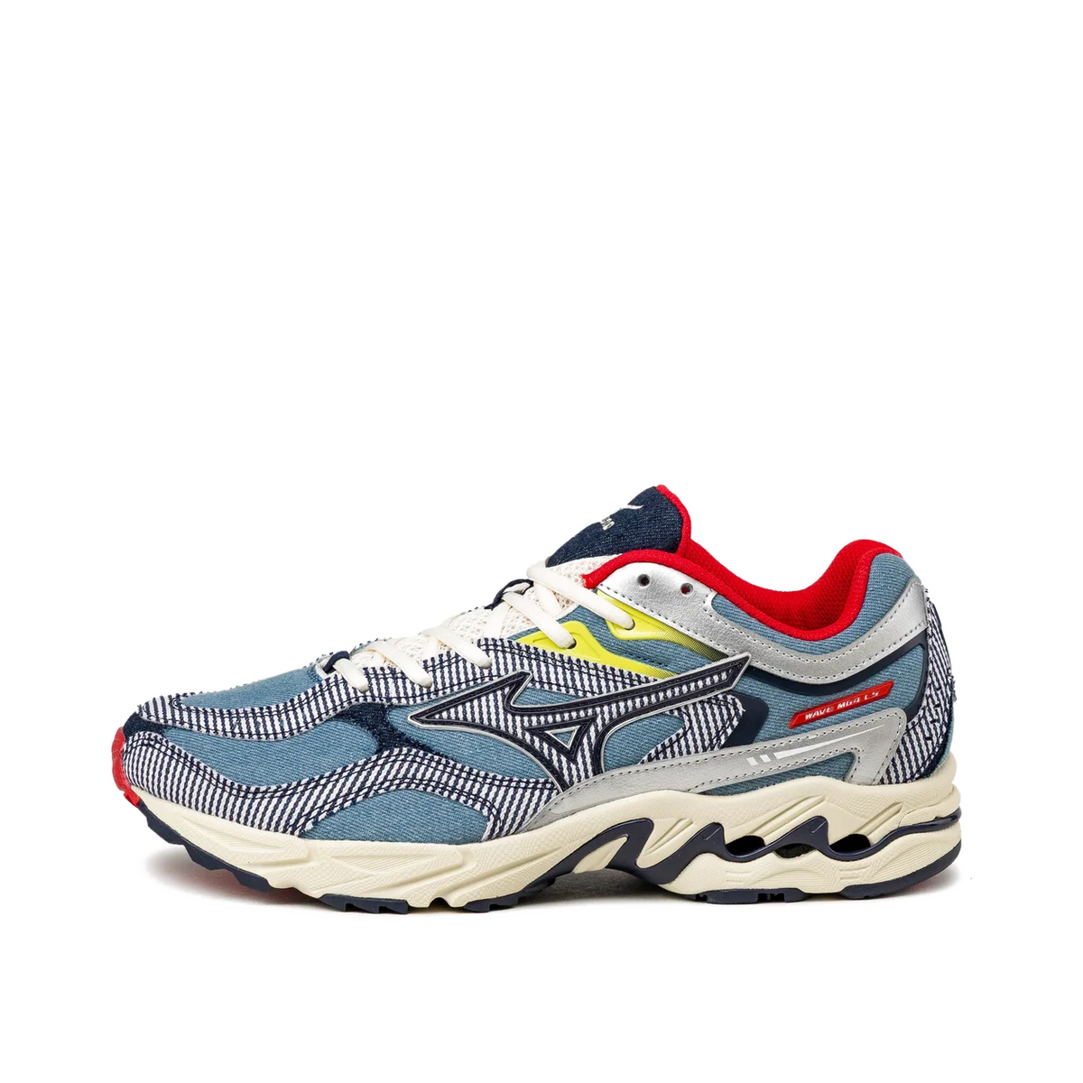 Mizuno x Sean Wotherspoon Wave MG4 LS "Light Blue / Off White / Red" | D1GD263101