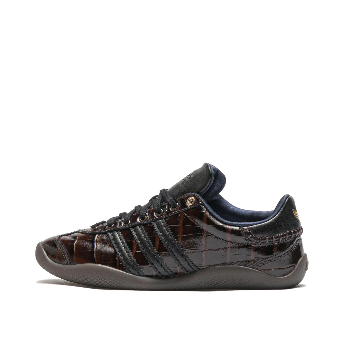 Adidas Originals x Wales Bonner Karintha Croc "Dark Brown/Core Black/Gold Metallic" | KK0733