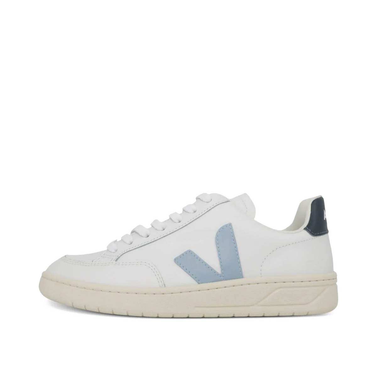 Veja V-12 Leather "White Steel Nautico" | XD0203302A