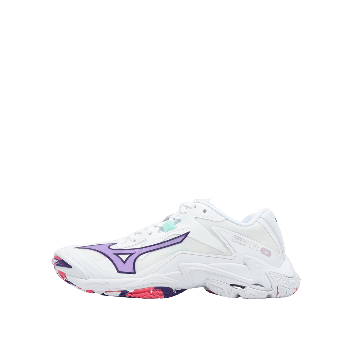 Mizuno Wave Lightning Z8 "White/Violet Indigo/Camellia Rose" | V1GC240020