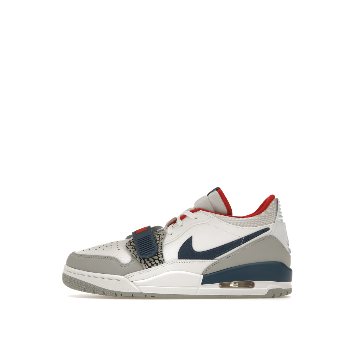 Jordan Legacy 312 Low "White/French Blue-Wolf Grey-University Red" | CD7069-104