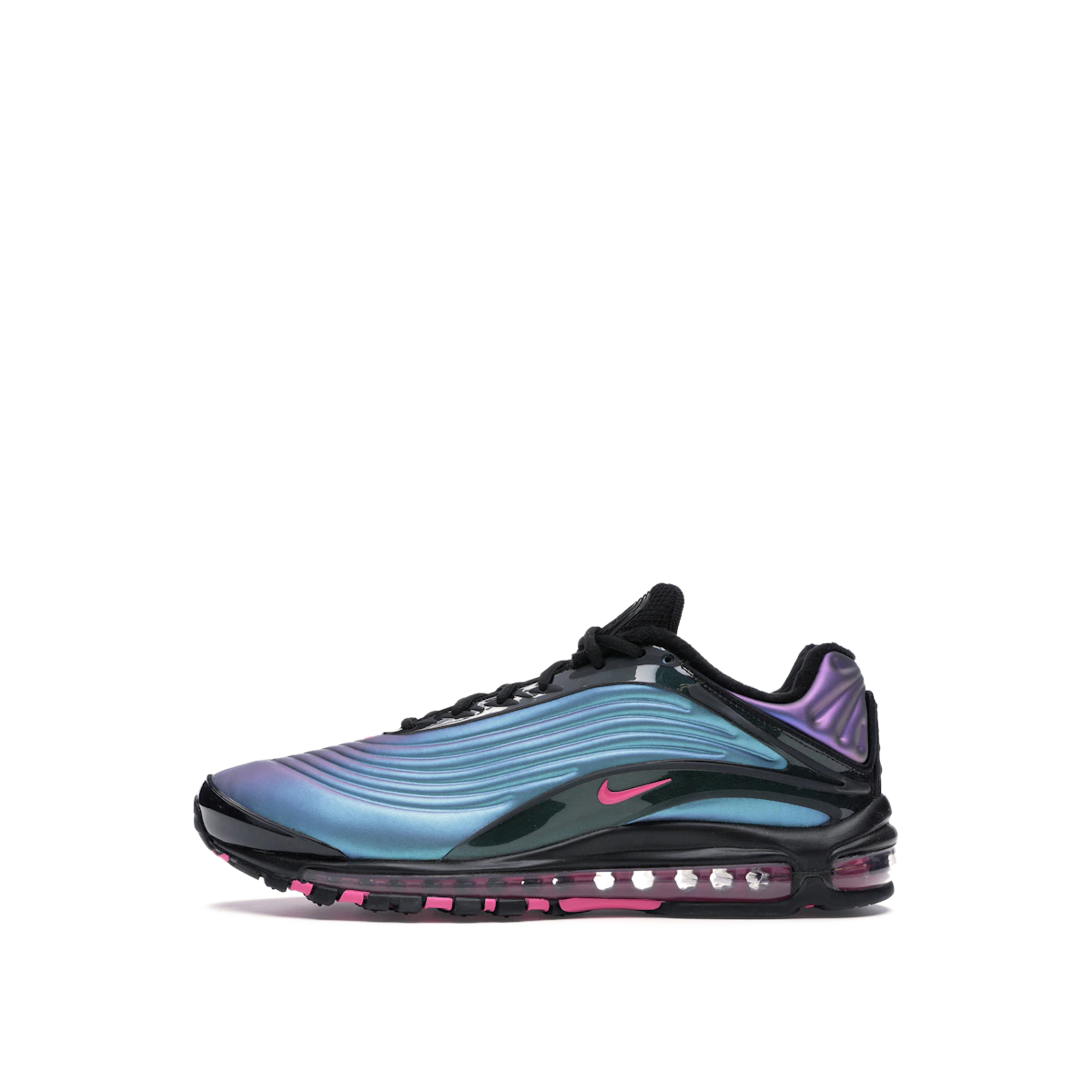 Nike Air Max Deluxe Throwback Future "Black/Laser Fuchsia-Regency Purple" | AJ7831-004