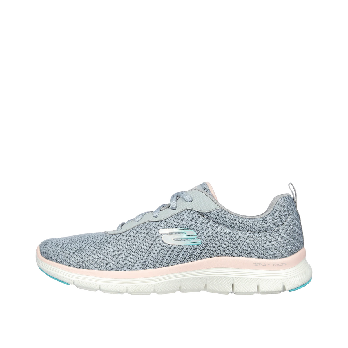 Skechers Flex Appeal 4.0 "Gray/Light Pink" | 149303GYLP