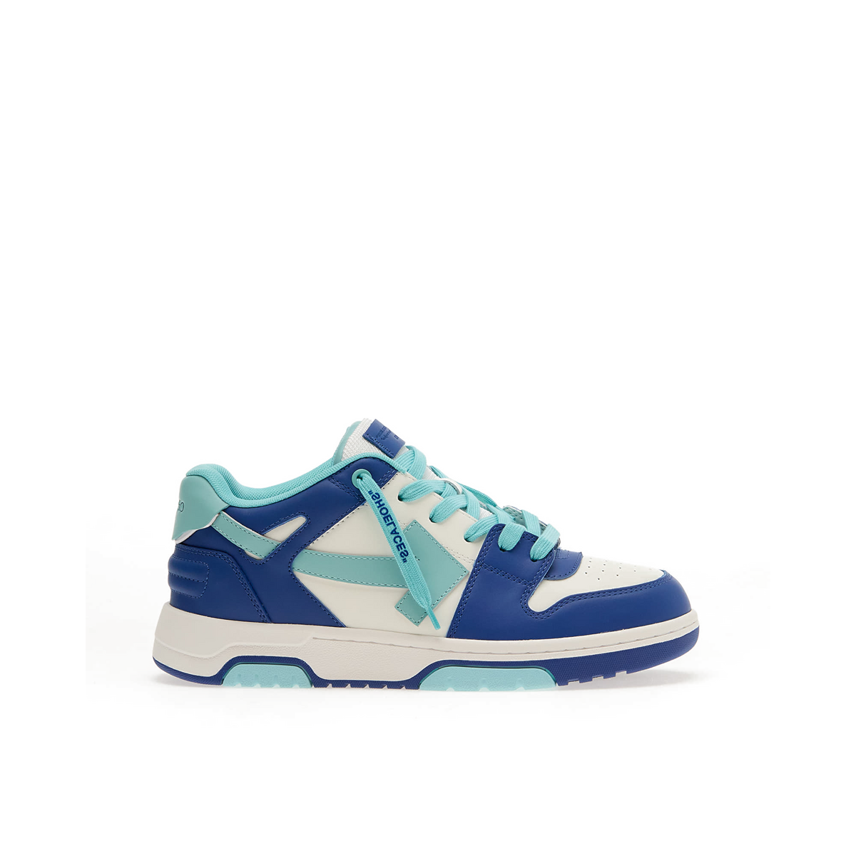 Off-White Out Of Office Kids "Blue Turquoise" | OBIA011S25LEA0014543