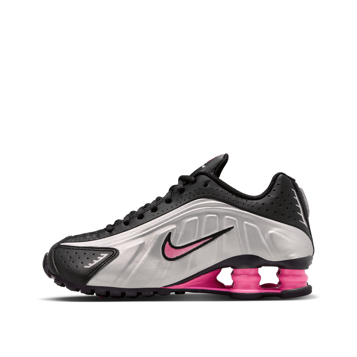 Nike Shox R4 GS "Black Metallic Silver Pinksicle" | CW2626-006