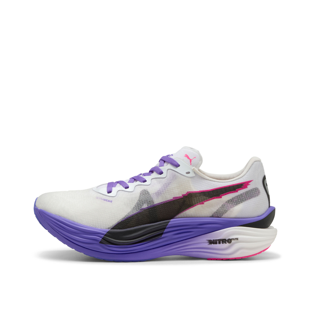 Puma Deviate NITRO Elite 3 "Puma White-Dark Amethyst" | 311917-01