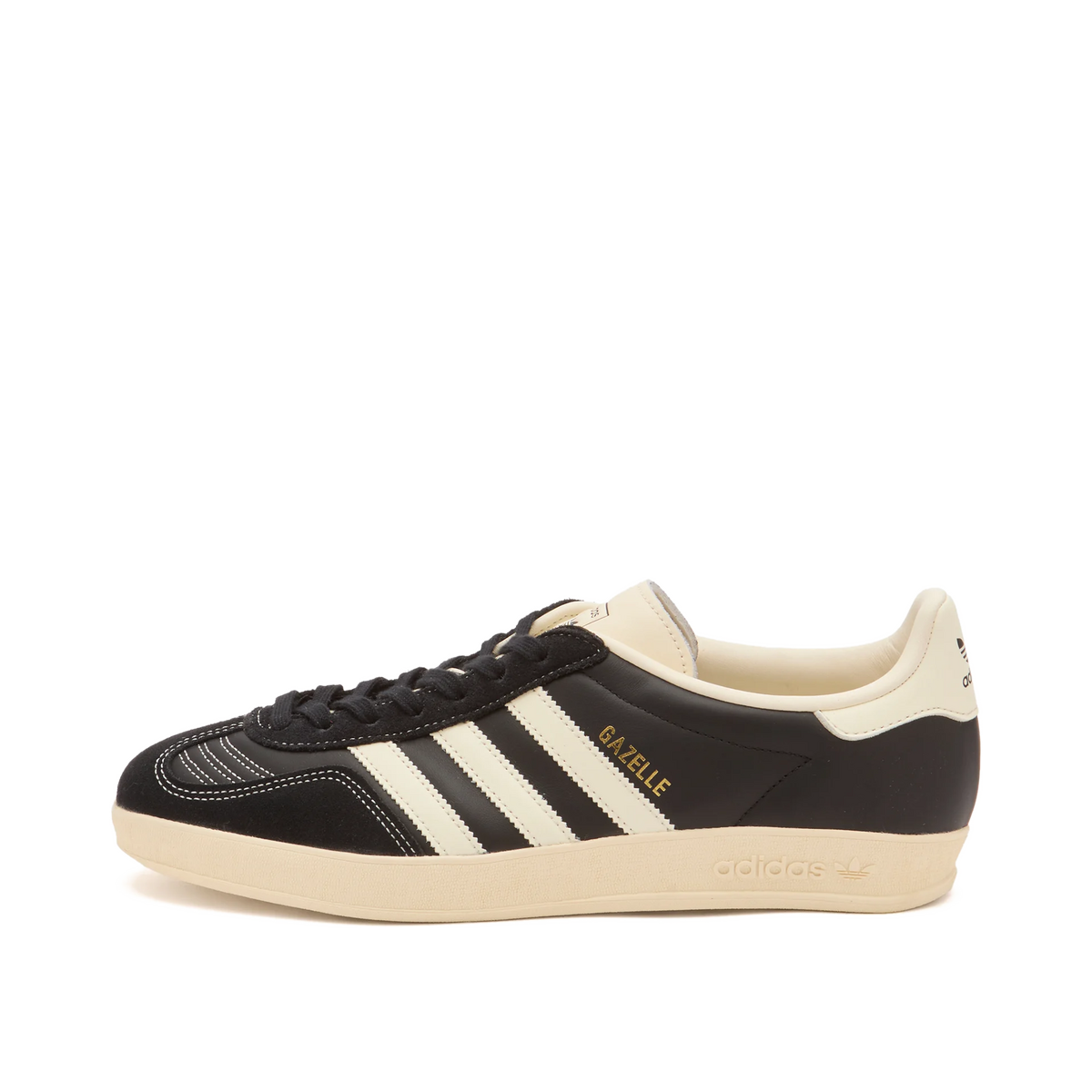 Adidas Gazelle Indoor "Core Black/Crew White/Gold Metallic" | JQ8385