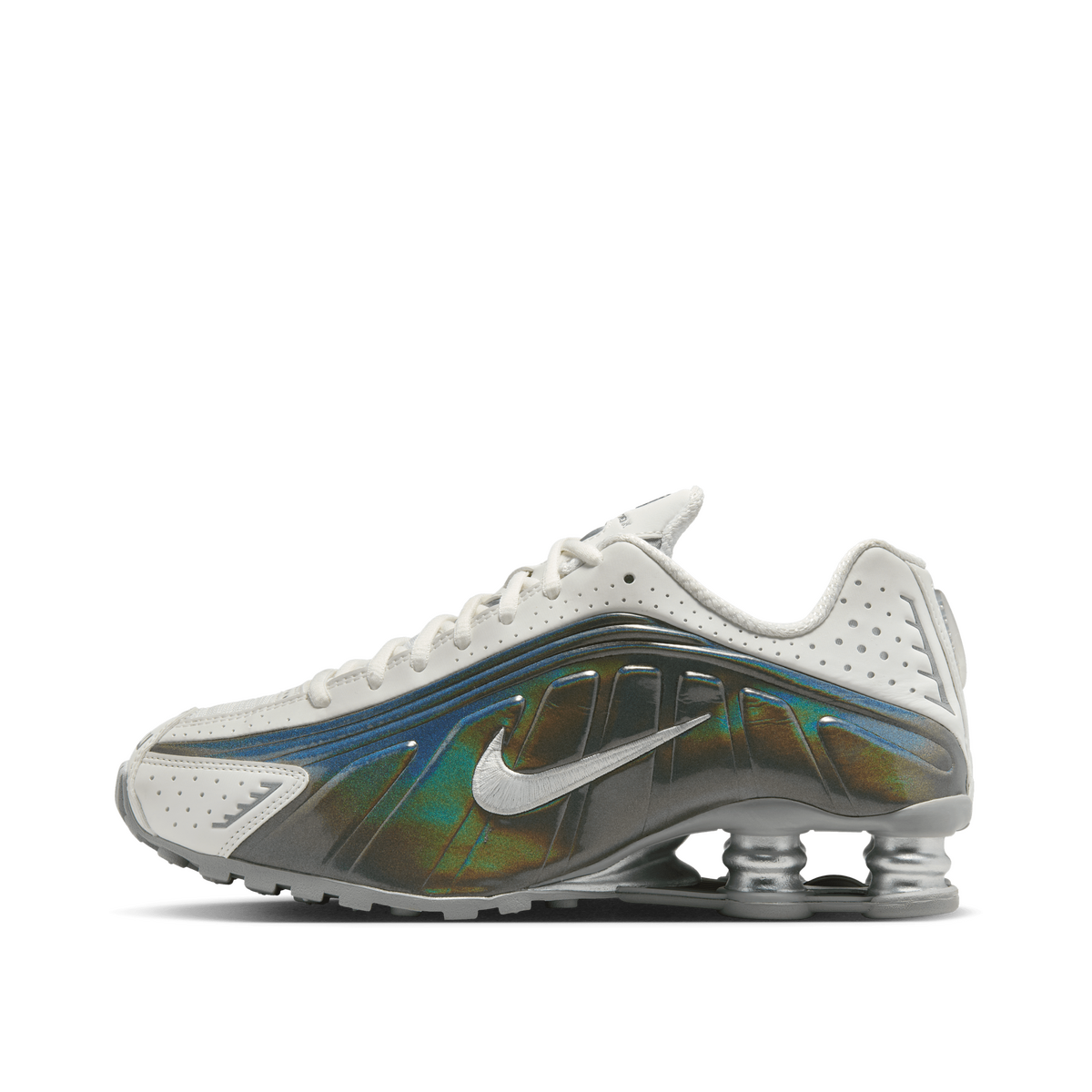 Nike Shox R4 Wmns "White Iridescent" | IB7703-100