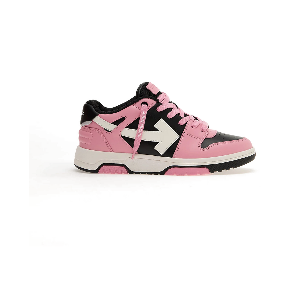 Off-White Out Of Office "Black - Pink" | OGIA007F24LEA0011030