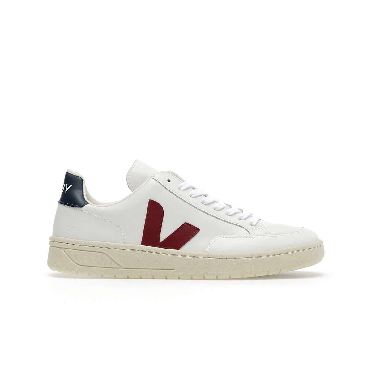 Veja V-12 Leather "White Marsala Nautico" | XD0201955B