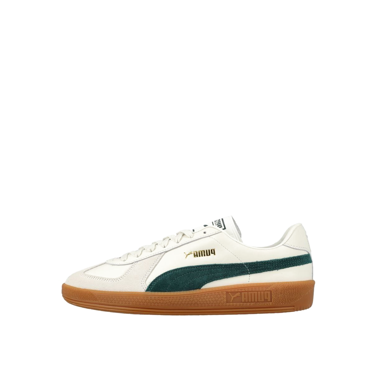 PUMA Army Trainer "Warm White/Dark Myrtle" | 386607-15
