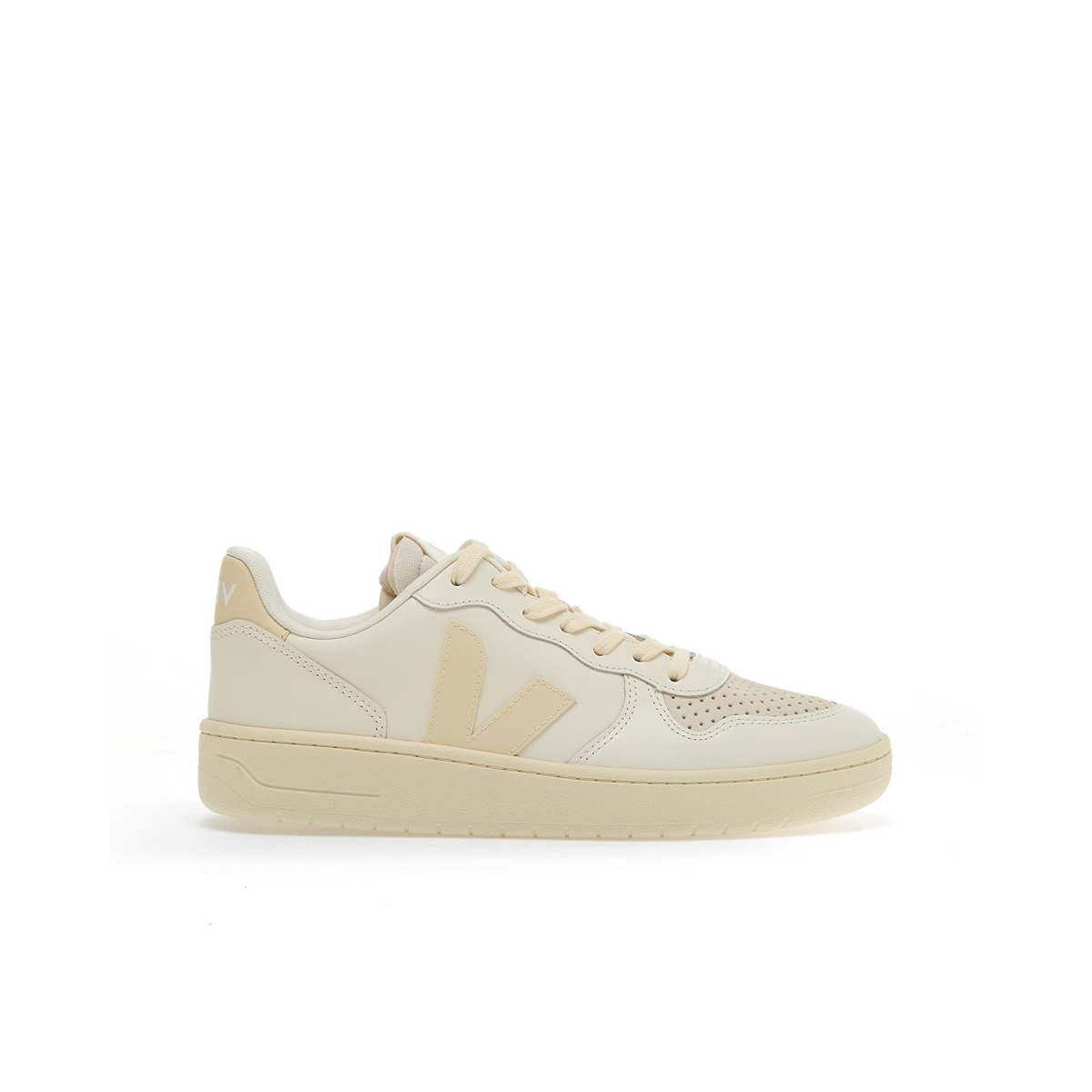 Veja V-10 Prime Leather Wmns "Beige" | VI0220498A