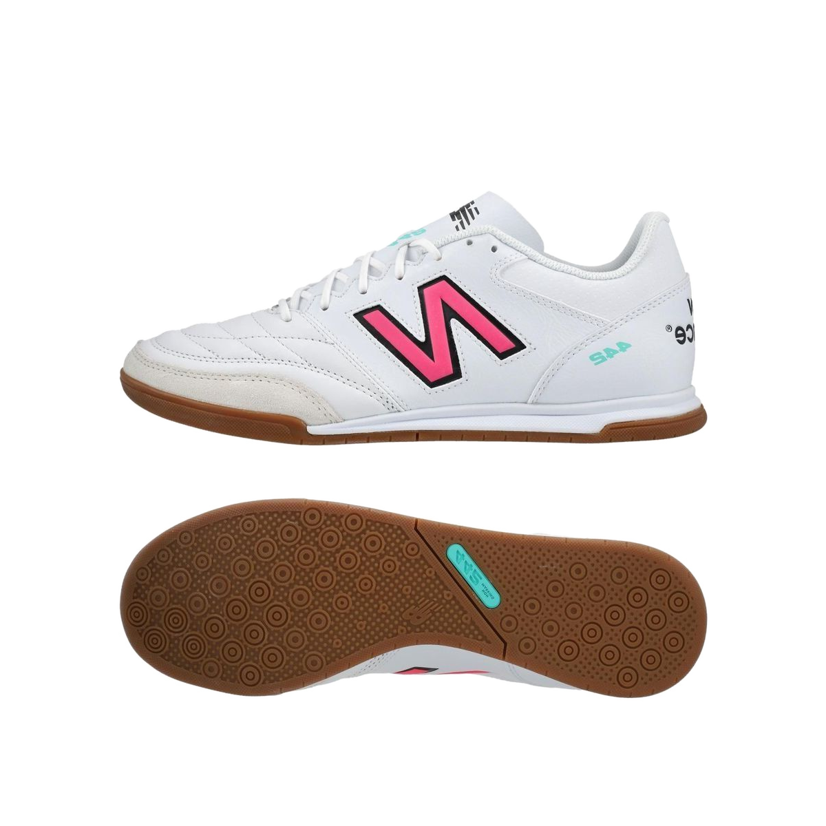 New Balance 442 2.0 Team In "White/Purple/Neon" | MS42IWH2WHI