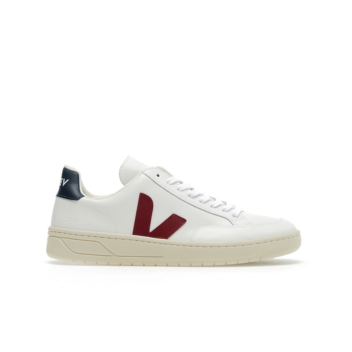 Veja V-12 Leather "White Marsala Nautico" | XD0201955B