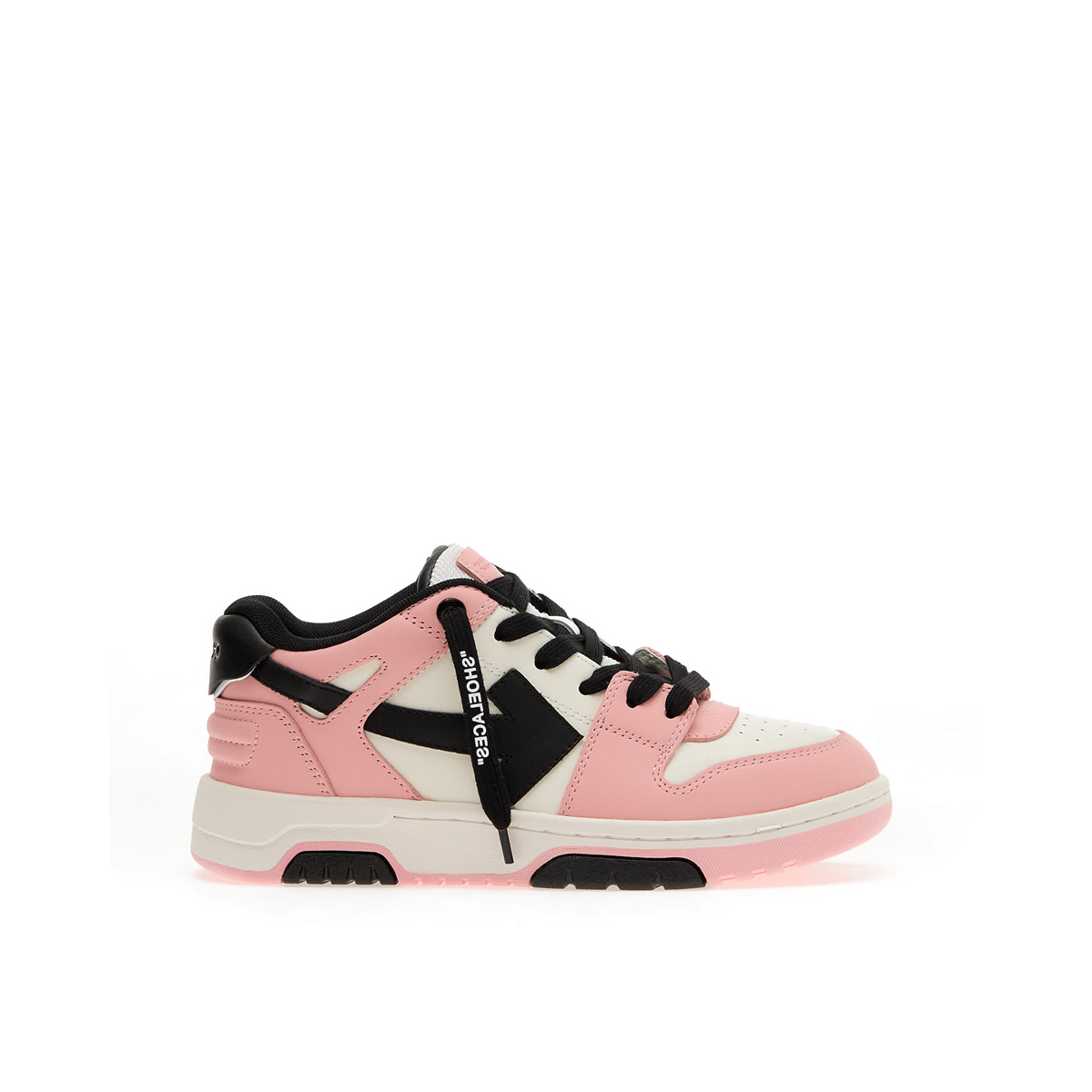 Off-White Out Of Office Kids "Pink Black" | OGIA007S25LEA0013010
