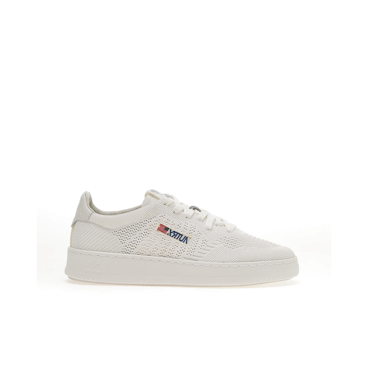 Autry Easeknit LOW "Knit/Leather White" | EKLMKN01