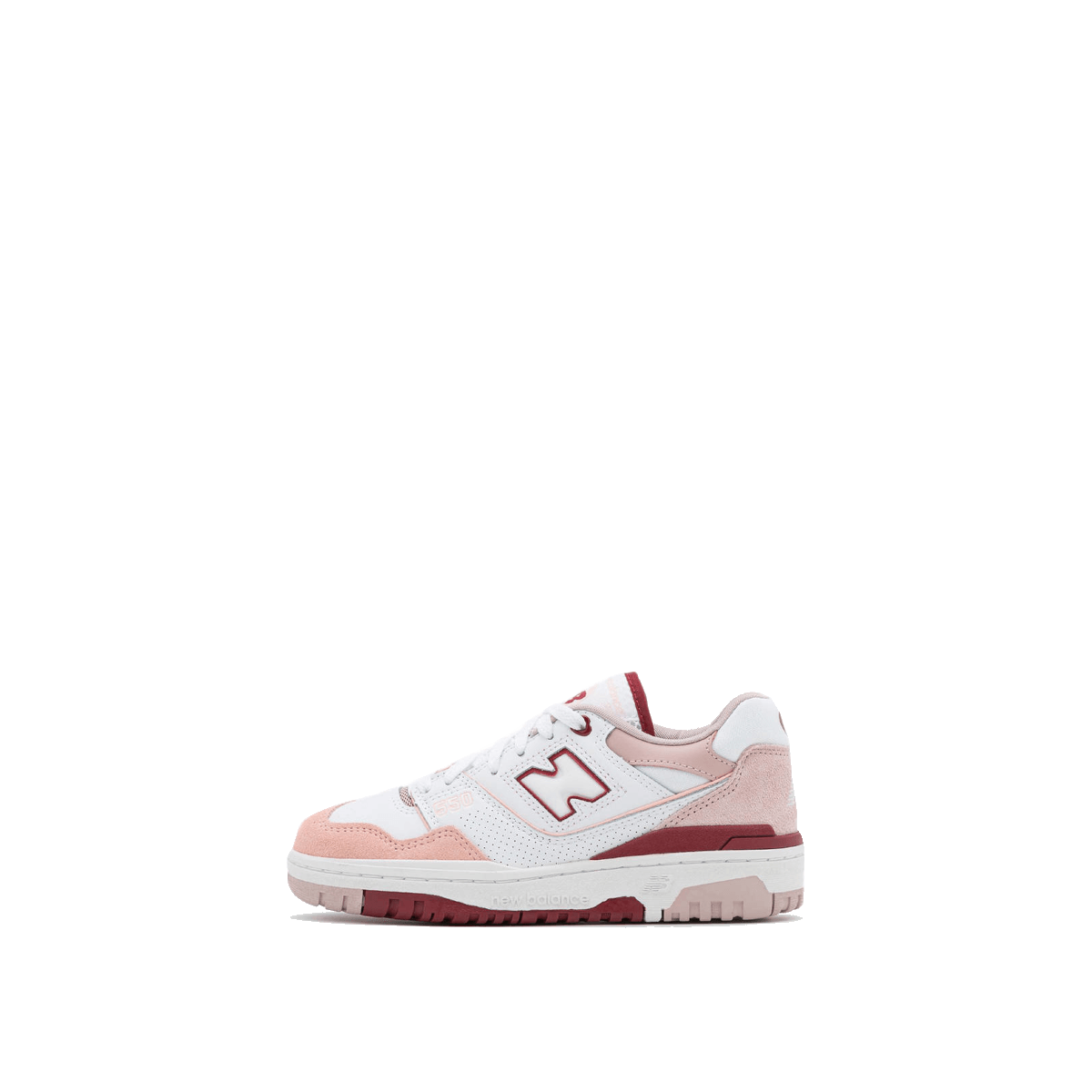 New Balance 550 White Scarlet Pink