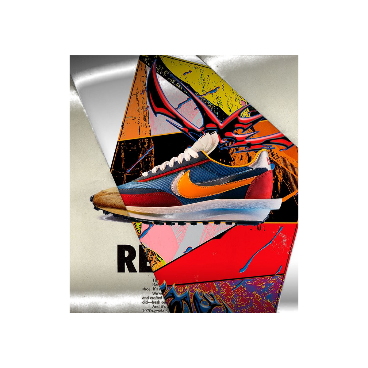 Nike LD Waffle Sacai Blue Multi