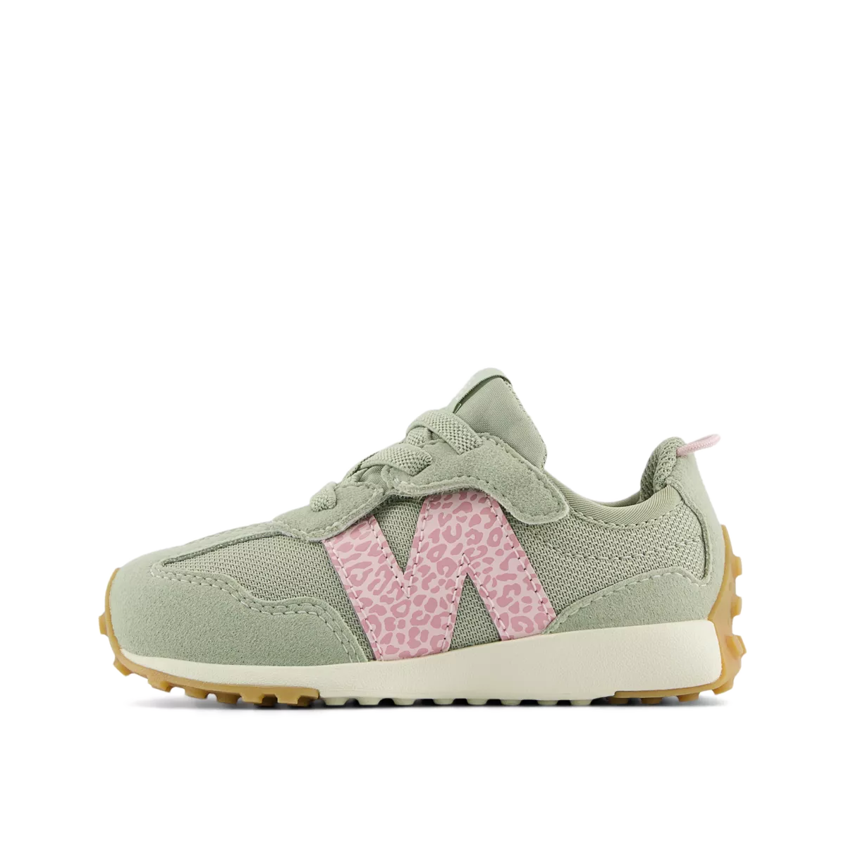 New Balance 327 New-B Hook & Loop "Pink/Green" | NW327WT